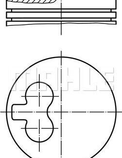 MOTOR PISTON+SEGMAN R19 EXPRES KANGOO DIZEL CUKURLU 1.9D F8Q (80.00MM) / (STD) / (-0.20MM KISA)