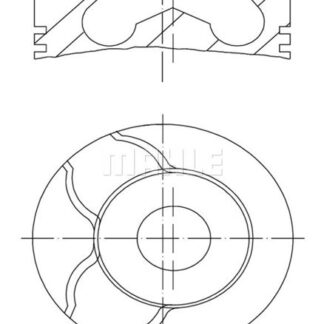 MOTOR PISTON SEGMAN SCENIC MEGANE II CLIO NISSAN (SOGUTMA KANALLI-YAG PUSKURTME OYUGU-SEGMAN TASIYICI-GÖZ ARASI KONIK)(1,5 DCI K9K 100HP) [(76,00MM STD]