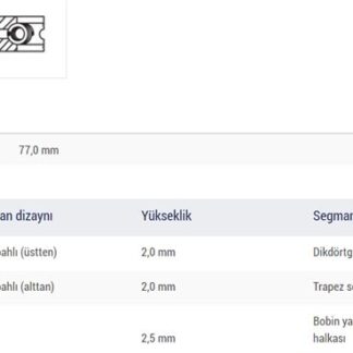 MOTOR SEGMANI CLIO SYMBOL KANGOO MEGANE II 1,5DCI K9K (76,00M +100MM)