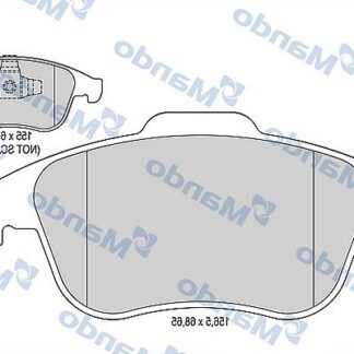 ON FREN BALATASI(TK) RENAULT MEGANE III 10> GRAND SCENIC III 10> LAGUNA III 07> 1.2 TCE 1.4 1.5 DCI 1.6 DCI 2.0 DCI