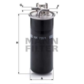 YAKIT FILTRESI (MAZOT) AUDI A6 2,7 / 3,0 TDI BMK BNG ASB BSG BPP 04>11