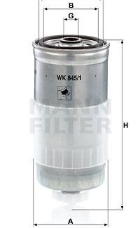 YAKIT FILTRESI (MAZOT) PASSAT A80 A90 A4 A6 PASSAT 1,9 TDI 1Y 1Z 3D SB AAS AAZ AFF AFN AHH AHU AVG 86>00