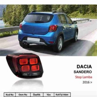 ARKA STOP LAMBASI SAG LEDLI SANDERO 2016>