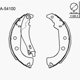 KAMPANA BALATA LEVYELI ( FIAT: ALBEA DOBLO CARGO 05 – )