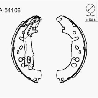 KAMPANA BALATA LEVYELI ( FIAT: LINEA GRANDE PUNTO 05 – / PEUGEOT: BIPPER – )