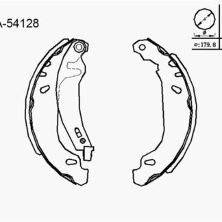ARKA FREN BALATASI PABUC P306 SEDAN / HB XSARA 1.4 1.6 1.8 1.8D 1.9D 1.5 DIZEL (97 00)