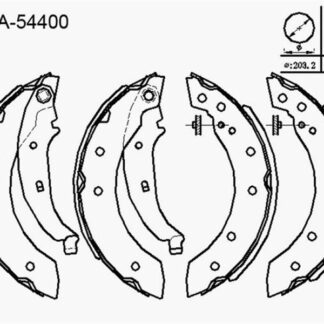 KAMPANA BALATA LEVYELI ( RENAULT: CLIO I II LAGUNA TWINGO 01 – / PEUGEOT: 106 206 306 97 – )