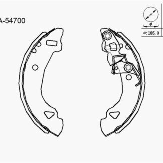 KAMPANA BALATA UNO 70 PANDA 86>04 185X30