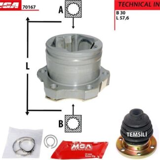 AKS KAFASI IC SOL KIT KORUK MAFSAL LALE ( FIAT : ALBEA 1.3JTD –06 )
