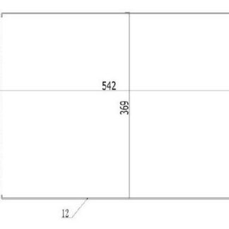 KLIMA RADYATORU ( FIAT: PANDA 0.9 1.2 1.3 D MTJ 12-/500 1.2 1.4 1.3D MTJ 07-) 500 542×369×12