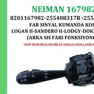 FAR SINYAL KUMANDA KOLU LOGAN II-SANDERO II-LODGY- 8201167982-255408317R-255406375R