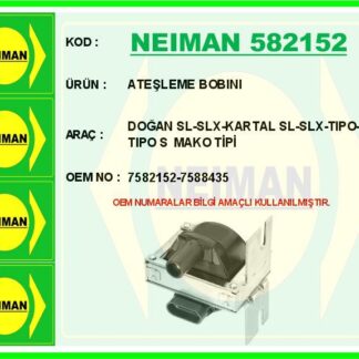 ATESLEME BOBINI DOGAN SL-SLX-KARTAL SL-SLX-TIPO-TIPO S MAKO TIPI