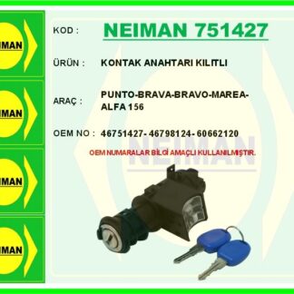 KONTAK ANAHTARI FIAT MAREA BRAVA BRAVO 7 FIS INCE SOKET