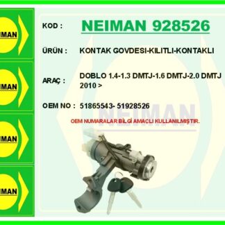 KONTAK GOVDESI FIAT GRANDE PUNTO 05> DOBLO 10>