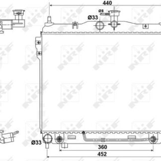 SU RADYATORU GETZ BNZ 02-10 A/T (370X488X26) BRAZING