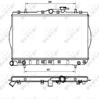 SU RADYATORU ACCENT 1,3 1,5 94-00 M/T (335X603X18) BRAZING