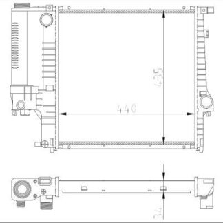 SU RADYATORU E30-E36-Z3 M40-M42-M43-M44-M50-M52 91-99 (MEKANIK)