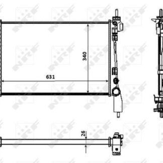 SU RADYATORU BRAZING FIORINO BIPPER NEMO 1,3 MJET 1,4 HDİ 07-