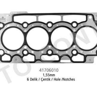 SILINDIR KAPAK CONTASI CELIK P206 P307 P107 P207 307 C1 C2 C3 (I II III) XSARA 208 DS3 DV4TD / DV4C (1,4 HDI 8V) FIESTA FUSION 1,4TDCI DURATORQ (6 DELIK) KALINLIK: (1,55MM)