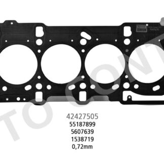 SILINDIR KAPAK CONTASI (69,60MM) DOBLO PALIO EGEA ALBEA PUNTO 1,3 MULTIJET 16V 1,3JTD 16V ASTRA H CORSA C 1,3CDTI 16V SUZUKI IGNES SWIFT WAGON R+Z13DT (1,3DDIS 16V) BIPPER NEMO 1,3HDI 16V (DELIKSIZ) KALINLIK: 0,72MM