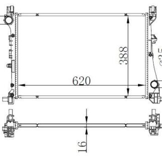 MOTOR SU RADYATORU EGEA 1,3 MJET / 1,4 BENZINLI 15>