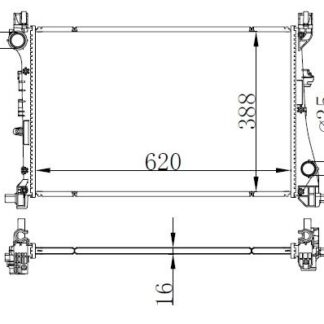 MOTOR SU RADYATORU EGEA 1,3 MJET / 1,4 BENZINLI 15>