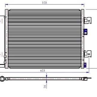 KLIMA RADYATORU (KONDANSER) DACIA DUSTER LOGAN II SANDERO II LODGY 1.2 , 1.4 , 1.5 dCI 1.6