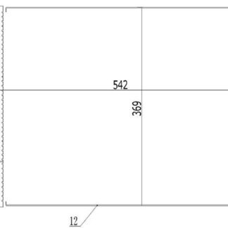 KLIMA RADYATORU (KONDANSER) FIAT 500 PANDA 12> 1.2 / 1.4 / 1.3JTD MULTIJET FORD KA 1.2 / 1.3TDCI 08 /> (542X369X16)