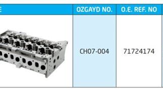 SİLİNDİR KAPAĞI LINEA 13> EGEA DOBLO III 10> FIORINO 12> / BIPPER / NEMO / ASTRA J CORSA D EURO 51.3 MTJ 1.3 CDTI