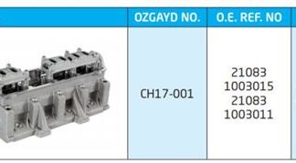 SİLİNDİR KAPAĞI SAMARA 1.5 8V