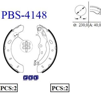 ARKA FREN BALATASI PABUC BMAX 12 /> FOCUS III 1,0 / 1,5TDCI / 1,6TI 11 /> TRANSIT COURIER 1,5TDCI 1,6TDCI 14 />