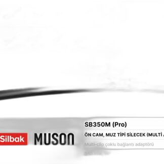 SIL SB350M CONNECT/ANADOL BM SİLECEK SÜPÜRGESİ ÖN MUZ TIP 350 MM / MULTI APARATLI (ADET)