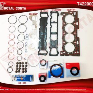 MOTOR TAKIM CONTASI (ALT / UST FULL) S,K,C DAHIL CORTECO KECELI SUPAP LASTIKLI P1007 P206 P207 P307 C2 C3 C4 ET3J4 (1,4 16V) 88HP 03>