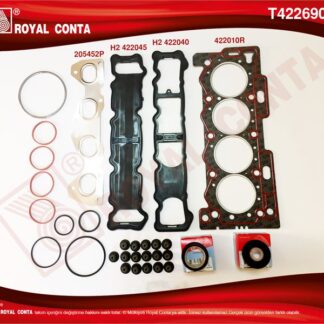 TAKIM CONTA (UST) CORTECO KECELI SUPAP LASTIKLI P1007 P206 P207 P307 C2 C3 C4 ET3J4 (1,4 16V) 88HP 03>