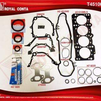 MOTOR TAKIM CONTASI RAINZ KECELI VE SUBAP LASTIKLI PUNTO PALIO ALBEA LINEA 1,4 8V 77PS