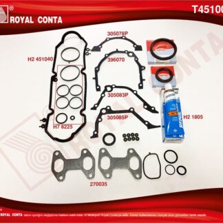 MOTOR TAKIM CONTASI CORTECO KECE REINZ SUBAP LASTIKLI SKC SIZ PUNTO PALIO ALBEA LINEA 1.4 8V