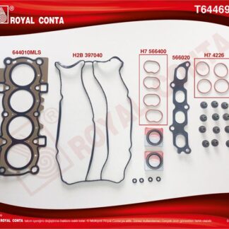 MOTOR TAKIM CONTA (CORTECO KECELI+SUBAP LASTIKLI UST) S,K,C HARIC FORD FIESTA VI 1.4 16v. 97 HP 10.08–>