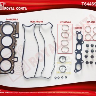 MOTOR TAKIM CONTA (SKT KECELI+SUBAP LASTIKLI UST) S,K,C HARIC FORD FIESTA VI 1.4 16v. 97 HP 10.08–>