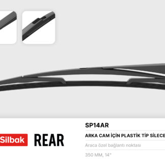 SILECEK SUPURGESI ARKA 350MM ZAFİRA B COMBO E RIFTER BERLINGO GIULIETTA MITO CLIO III DUSTER 06-