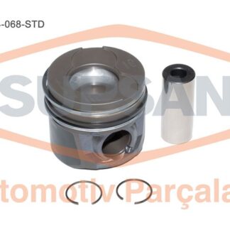 MOTOR PISTON+SEGMAN P206 P307 1.4 HDI 8V FIESTA FUSION 1.4 TDCI DURATORQ 8V ENG. (DV4) 68BG 02> Ø