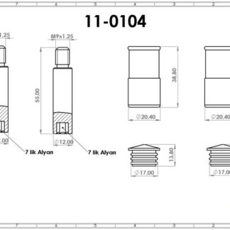 ARKA KALIPER BURC TAMIR TAKIMI CONNECT – DOBLO – FIORINO – FLUENCE – UNO