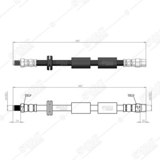 FREN HORTUMU ON (420mm) BMW E31 E32 E34 85>99