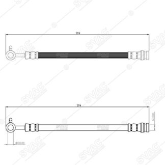 FREN HORTUMUARKA SAĞ SOL i30 11>17 / CEED 06>11 EL FRENİ ELEKTRİKLİ OLMAYANLAR İÇİN