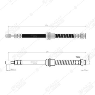 ON FREN HORTUMU VOLVO S40 / V40 95 >04 MITSUBISHI CARISMA (DA_) 1.6 (DA1A) 95>06
