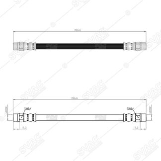 ARKA FREN HORTUMU BMW E28 E30 E34 VOLVO S70-S70 -V70 97 >00 850 (854) 2.0 91>96