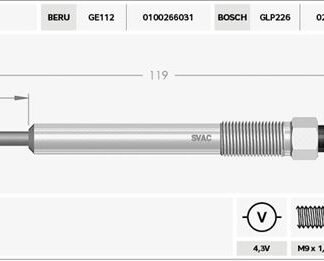 ISITMA KIZDIRMA BUJİSİ 500 LINEA DOBLO FIORINO IDEA PANDA PUNTO / MITO / BIPPER / NEMO / ASTRA J CORSA D EURO 5
