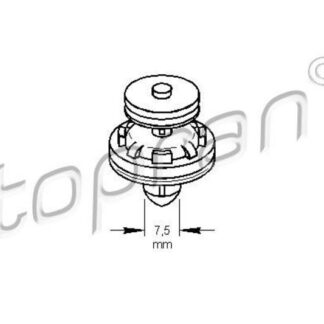 KAPI DOSEME KLIPSI (VW CADDY 04-17 CRAFTER 06-16 GOLF 04-14 PASSAT 06-11 POLO 02-18)