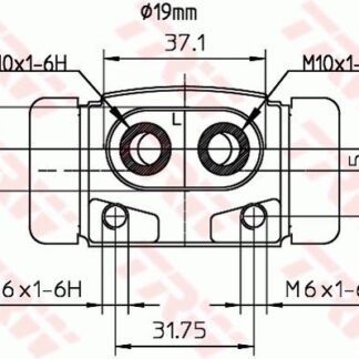 FREN SİLİNDİRİ SAĞ ACCENT 1.3 1.5 94>00 COUPE 1.6 19MM