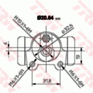 FREN SİLİNDİRİSAĞ SOL MEGANE I 95> LAGUNA I 94> SCENIC I 96> / P106 96> P306 93> / ZX 91> XSARA 97>