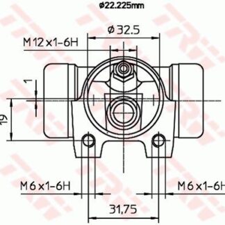 FREN SİLİNDİRİSAĞ SOL PARTNER 08> PARTNER 96> / XSARA PICASSO 99> BERLINGO 96> BERLINGO 08> 22.20MM